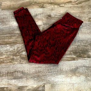 BuffBunny red snake skin